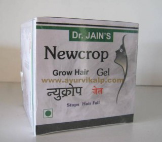 Dr. Jain's NEWCROP Grow Hair Gel, 100 g,For Stops Hair Fall  Indigo  Amla Maka Neem